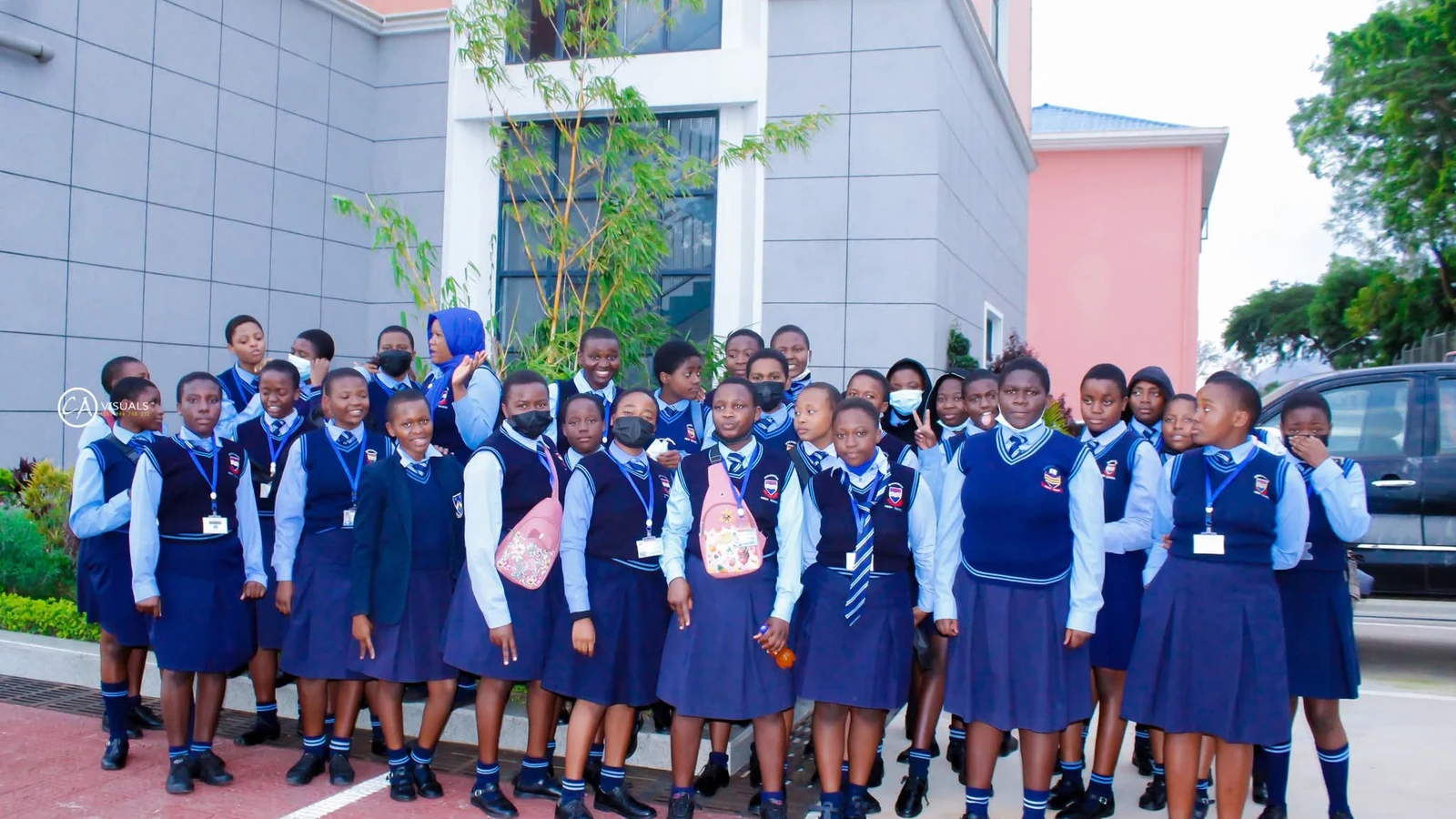 Maranatha learners gathered for a school event